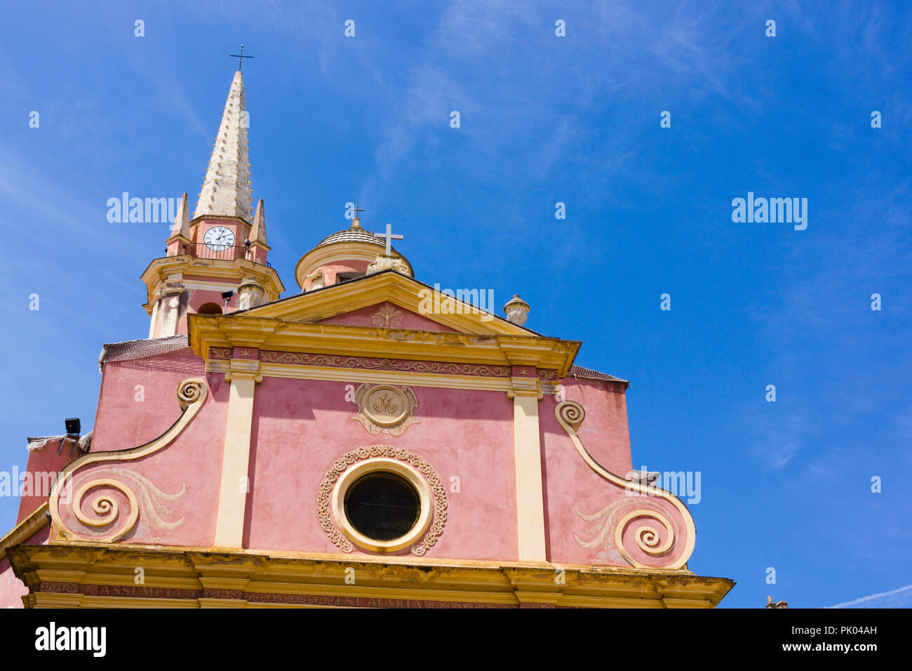 Saint-Marie Kirche, Calvi, Korsika, Frankreich Stockfoto