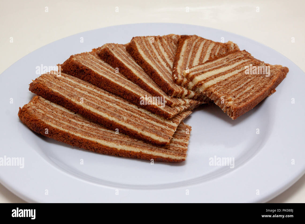 Traditionelle Niederlandische Kuchen Stockfotografie Alamy