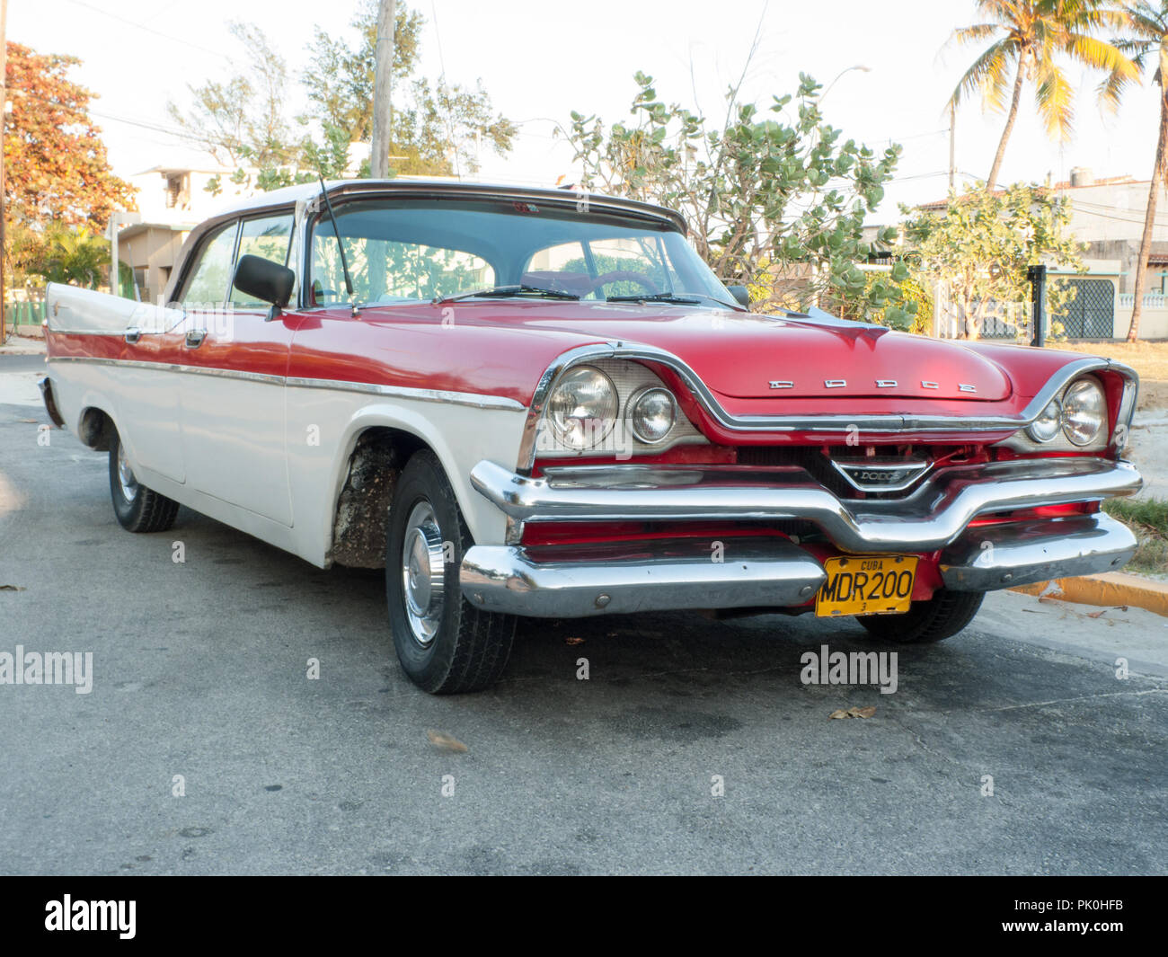 Mietwagen in Havanna Kuba Stockfoto