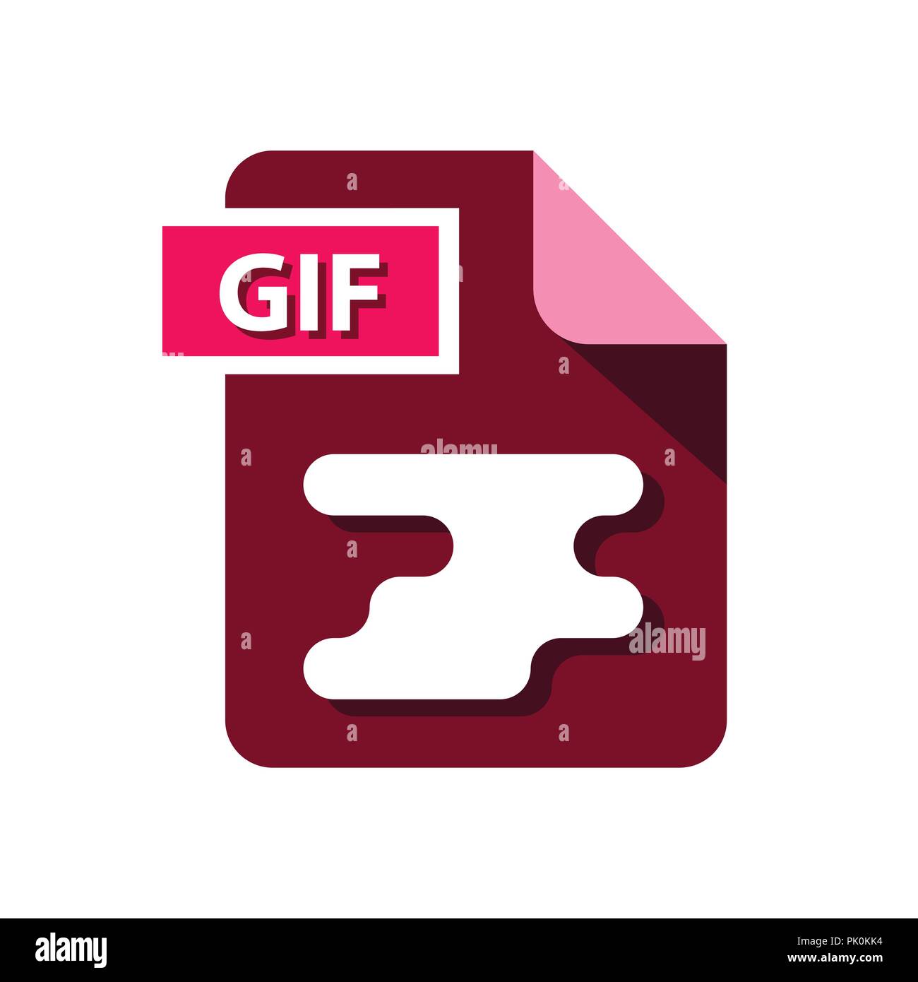 Vektor Design von digitalen Dateien Symbol Format Stock Vektor