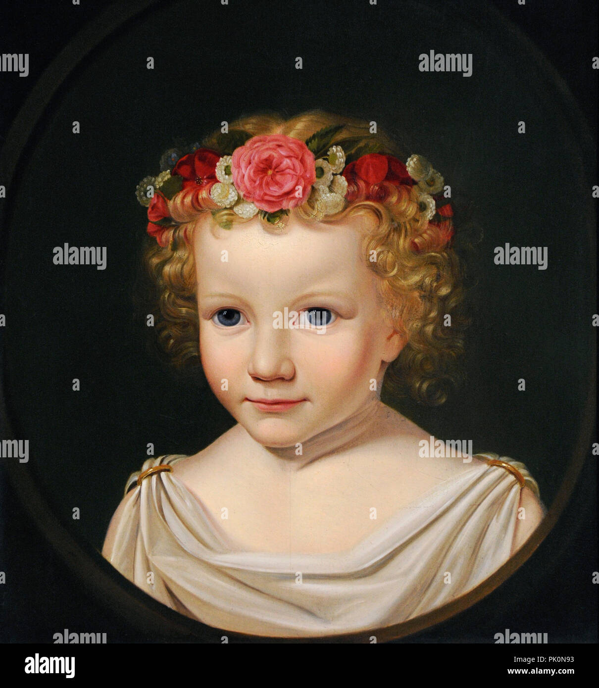 Ernst Wilhelm von Brucke (1819-1892). Deutscher Arzt. Portrait von Brucke, Sohn des Malers Gottfried Brucke, 1823, von Johann Erdmann Hummel (1769-1852). Wallraf-Richartz-Museum. Köln. Deutschland. Stockfoto