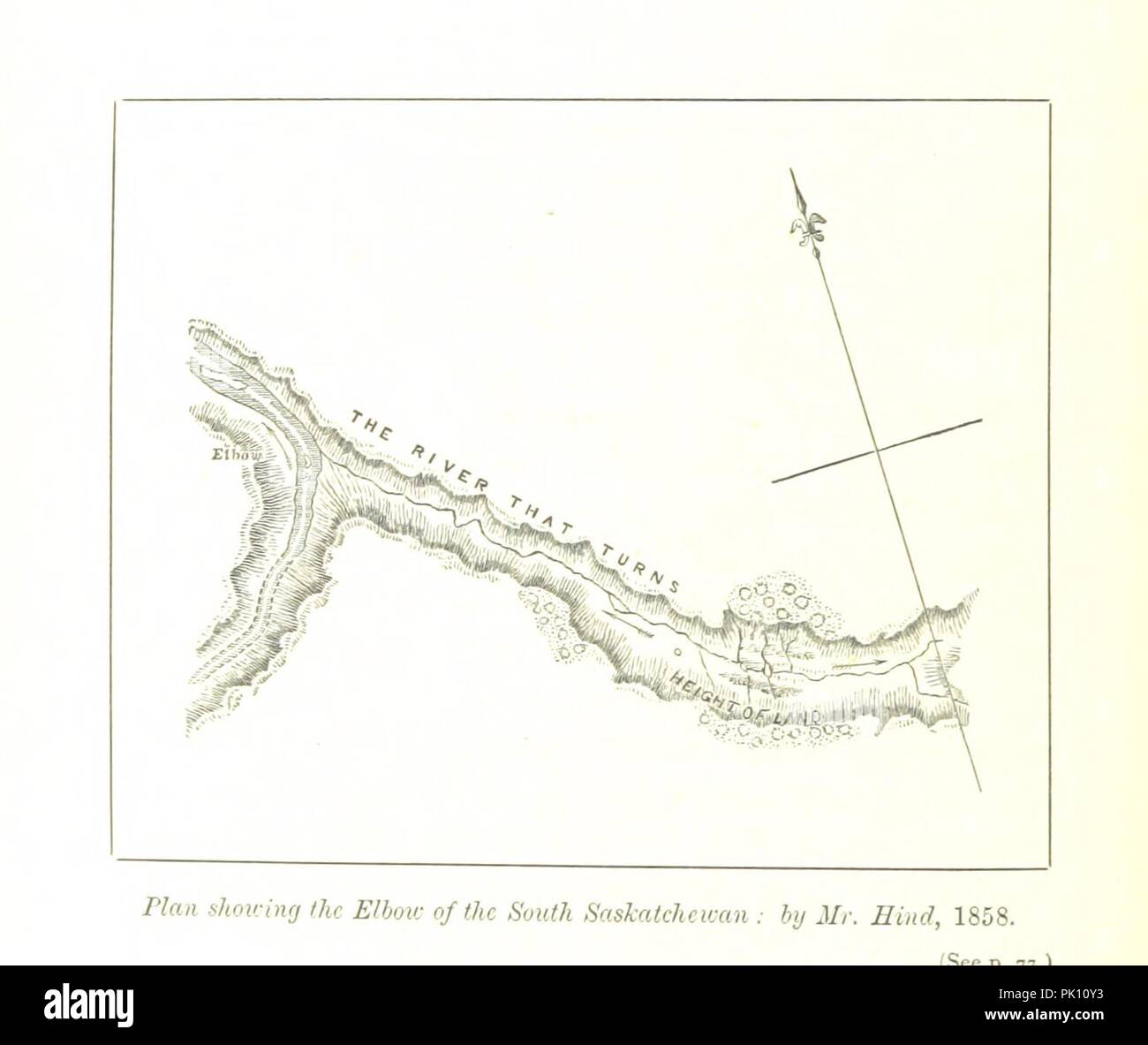 Bild von Seite 116 DES askatchewan und die Rocky Mountains. Ein Tagebuch und Erzählung von Reisen, Sport, und Abenteuer, während einer Reise durch das Hoheitsgebiet der Hudson's Bay Company im Jahre 1859 und 1860 ... Mit Karten und Piper 0011. Stockfoto