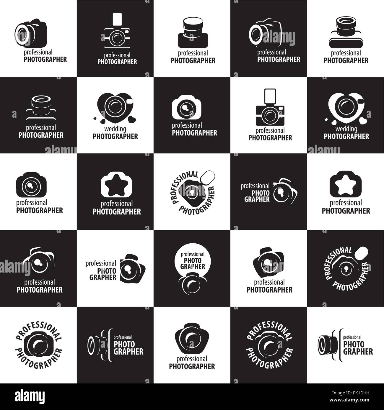 Logo Kamera der Fotograf Stock Vektor