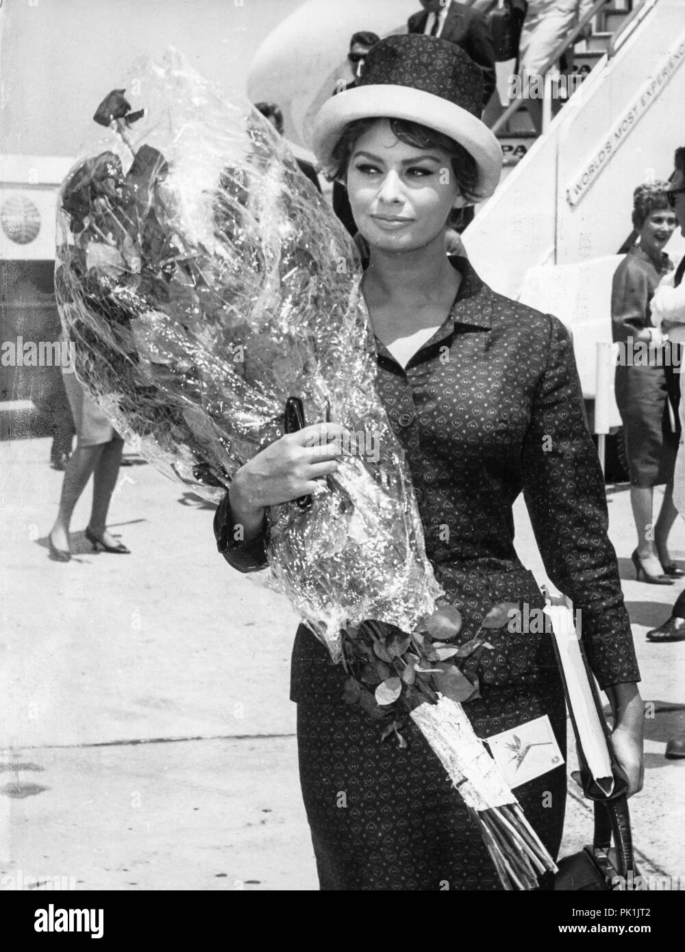 Sophia Loren, Rom, 1961 Stockfoto