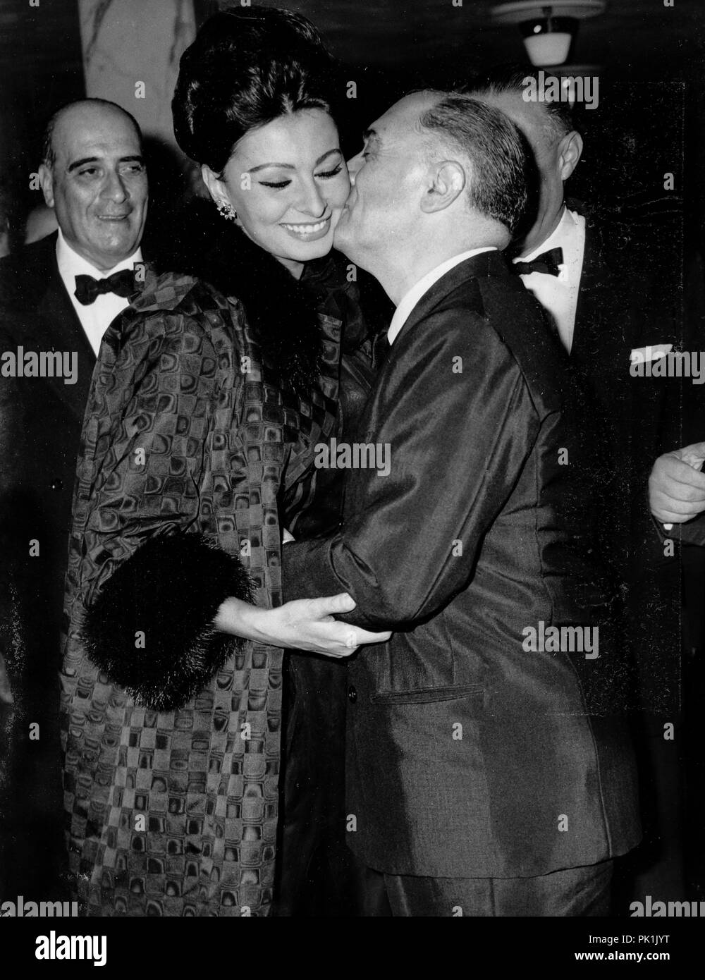 Sophia Loren, Carlo Ponti, 60 s Stockfoto