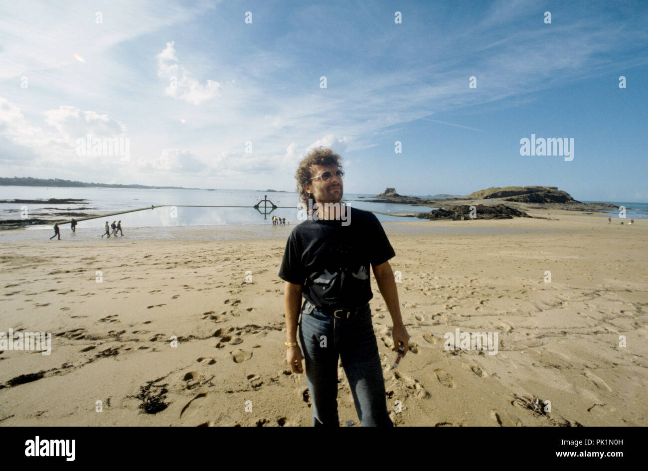 Michael Cretu 09.10.1988 in Saint-Malo. | Verwendung weltweit Stockfoto
