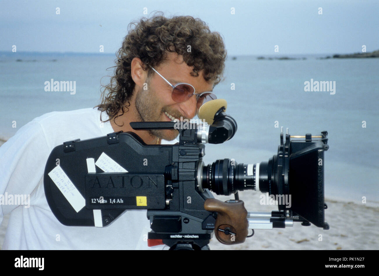 Michael Cretu im Juni 1988 auf Ibiza. | Verwendung weltweit Stockfoto