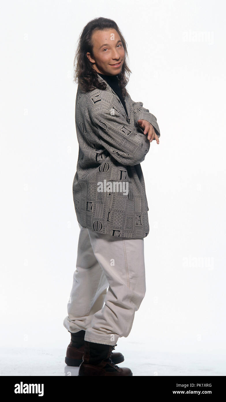 DJ BoBo am 09.02.1995 in Dortmund. | Verwendung weltweit Stockfoto