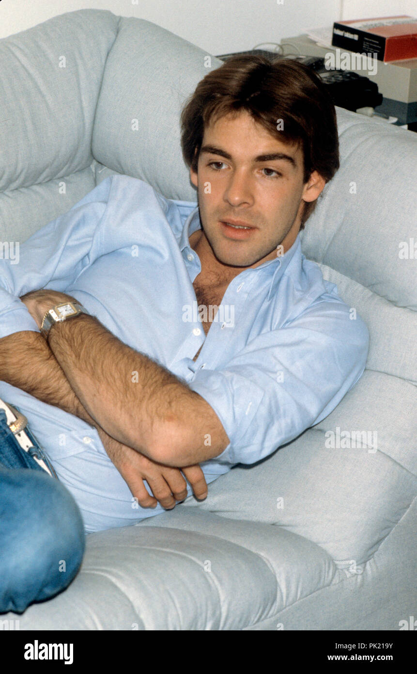 Sascha Hehn am 13.12.1981. | Verwendung weltweit Stockfoto