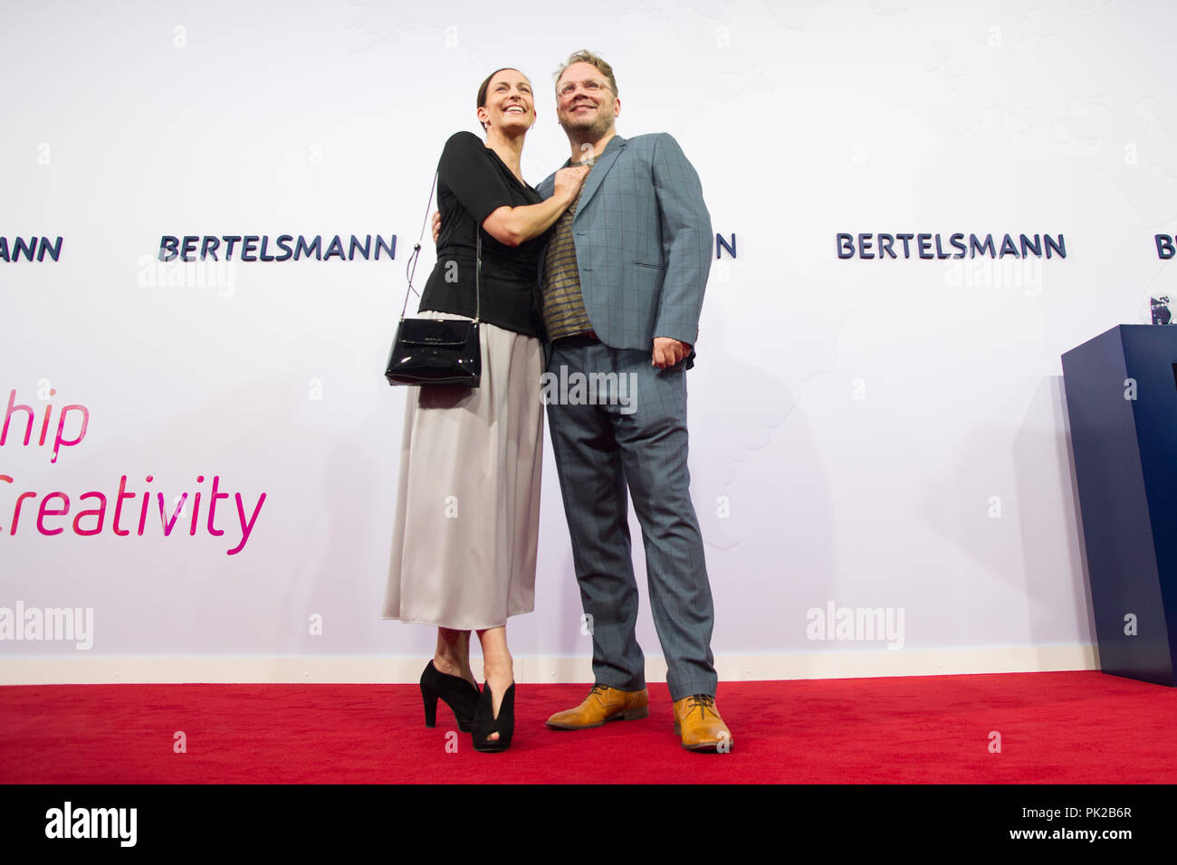 Ulrike FRANK, Schauspielerin, und ihr Ehemann Marc SCHUBRING, Komponist