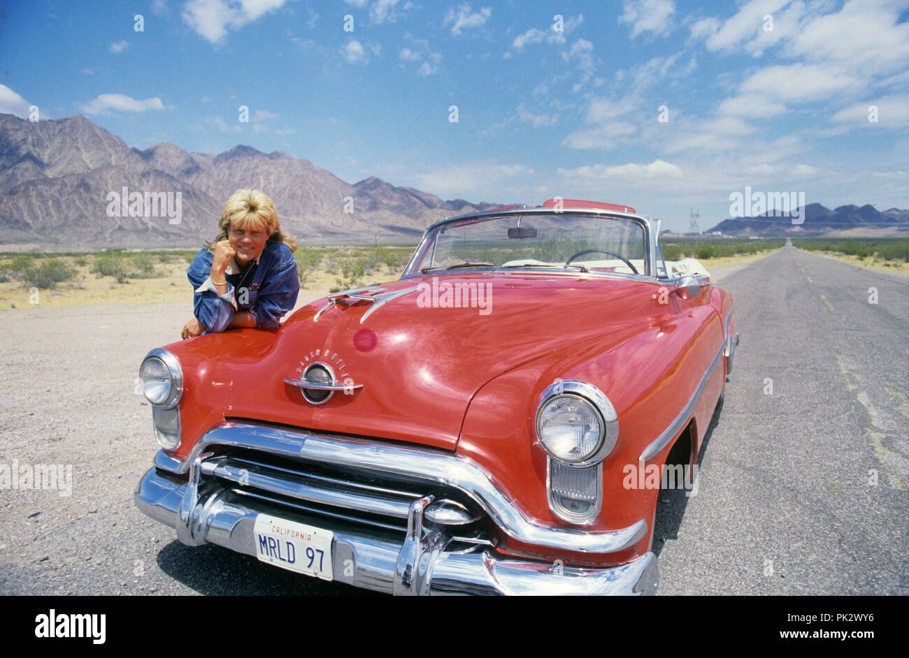 Dieter Bohlen am 01.04.1988 in. | Verwendung weltweit Stockfoto