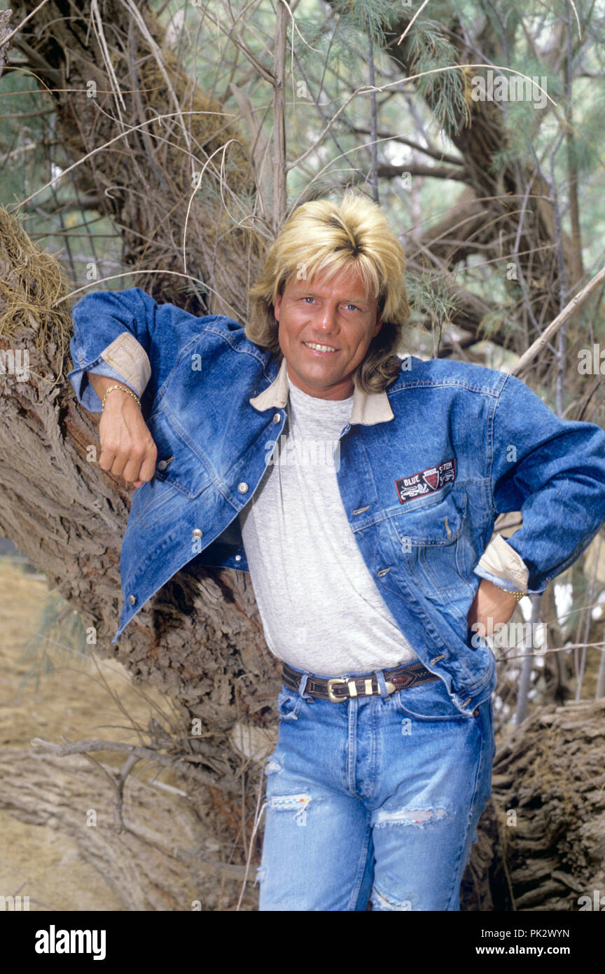 Dieter Bohlen am 01.04.1988 in. | Verwendung weltweit Stockfoto