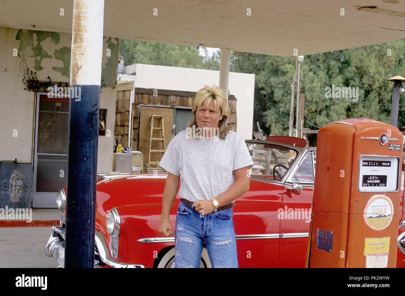 Dieter Bohlen am 01.04.1988 in. | Verwendung weltweit Stockfoto