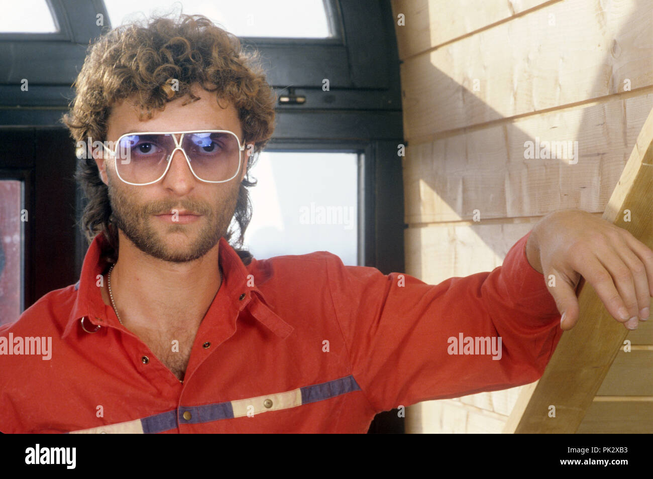 Michael Cretu im Februar 1983 in München. | Verwendung weltweit Stockfoto