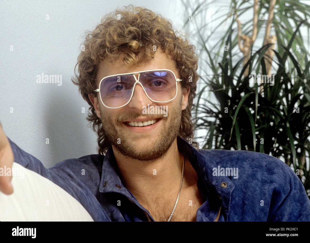 Michael Cretu im Februar 1983 in München. | Verwendung weltweit Stockfoto