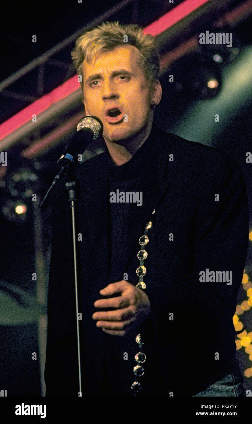 Michael Cretu (Bandmitglied) am 08.02.1988 in München. | Verwendung weltweit Stockfoto