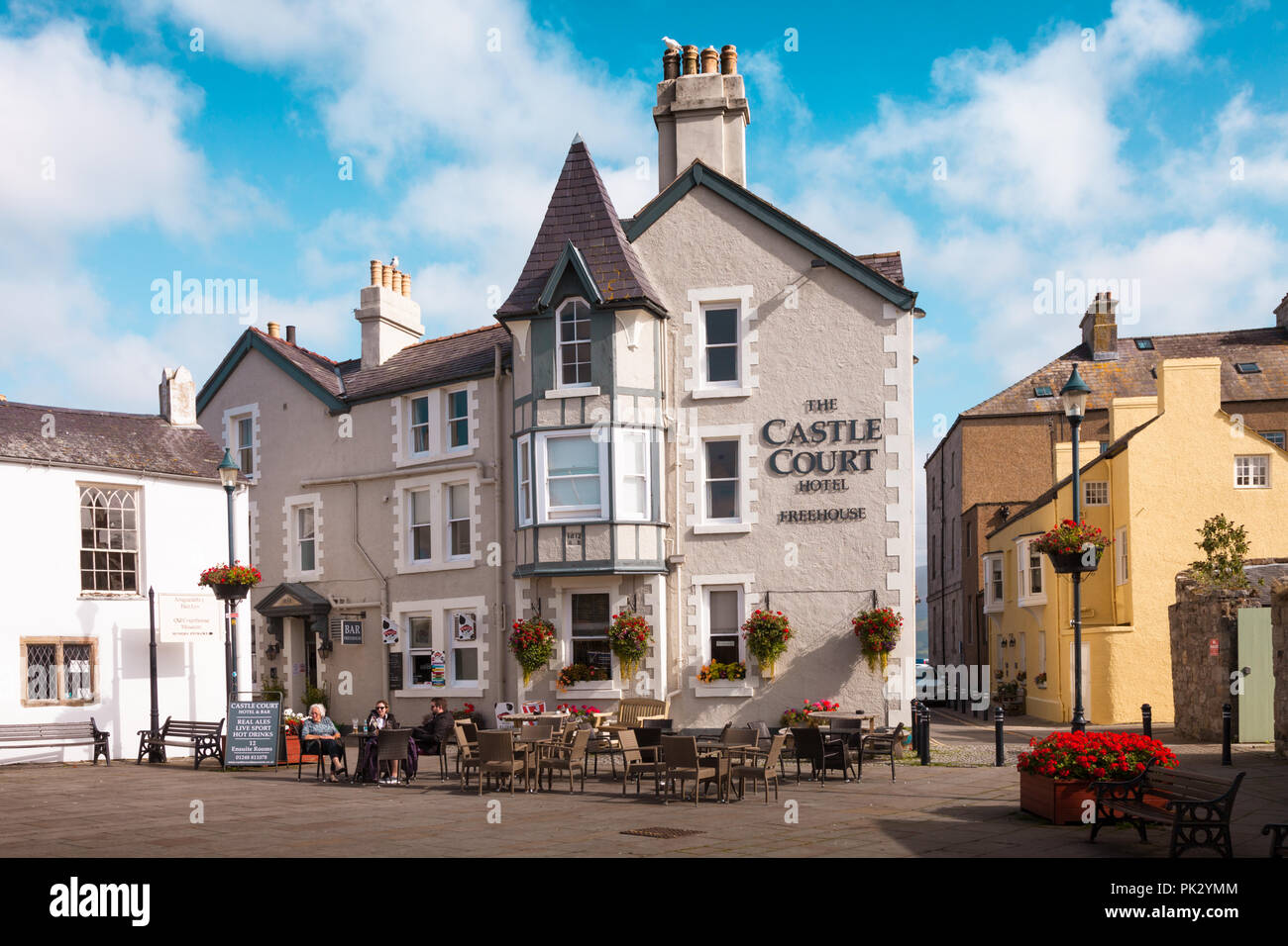 Das Schloss Hotel Beaumaris, Anglesey, Wales, Großbritannien Stockfoto