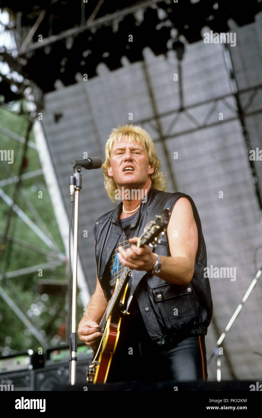 Alvin Lee am 09.07.1988 in Nürnberg/Nürnberg. | Verwendung weltweit Stockfoto