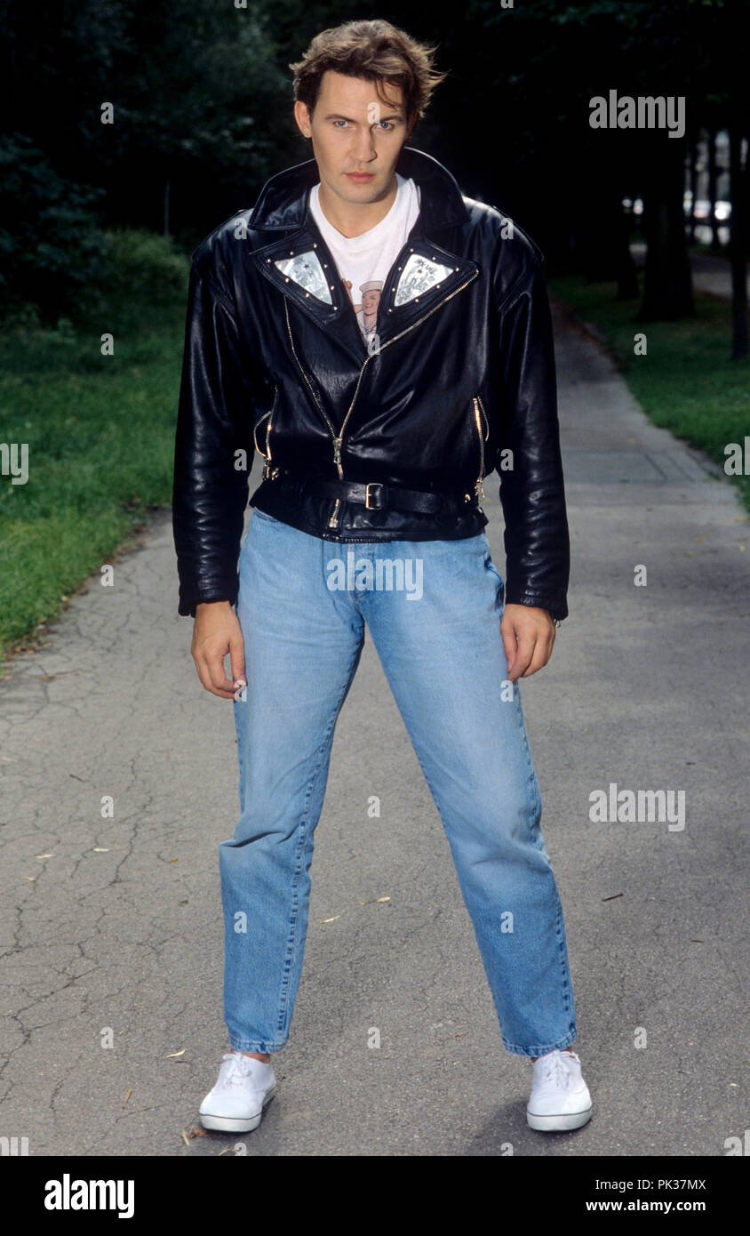 Johnny Logan am 10.09.1989 in München. | Verwendung weltweit Stockfoto