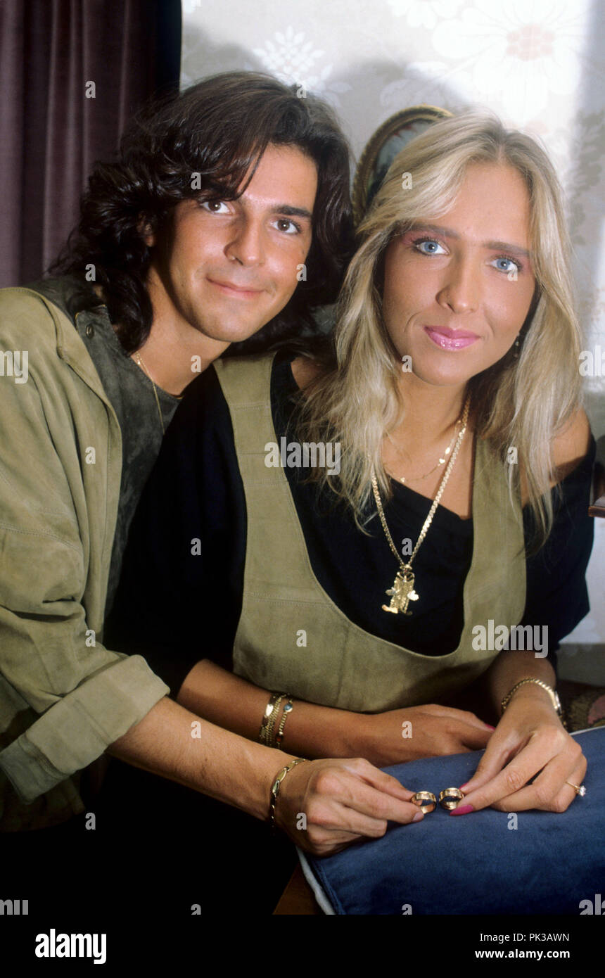 (L-R): Thomas Anders, Nora Balling am 03.07.1985 in ...