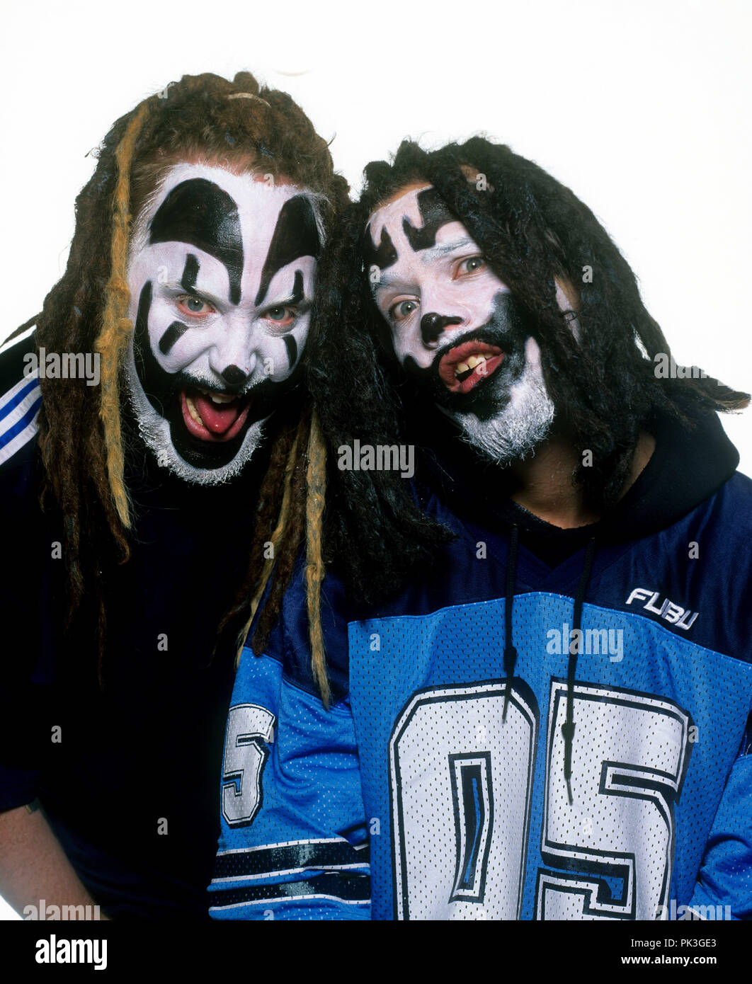 Insane Clown Posse (L-R): Gewaltsame J, Shaggy 2 Dope am 01.11.1997 in Hamburg. | Verwendung weltweit Stockfoto