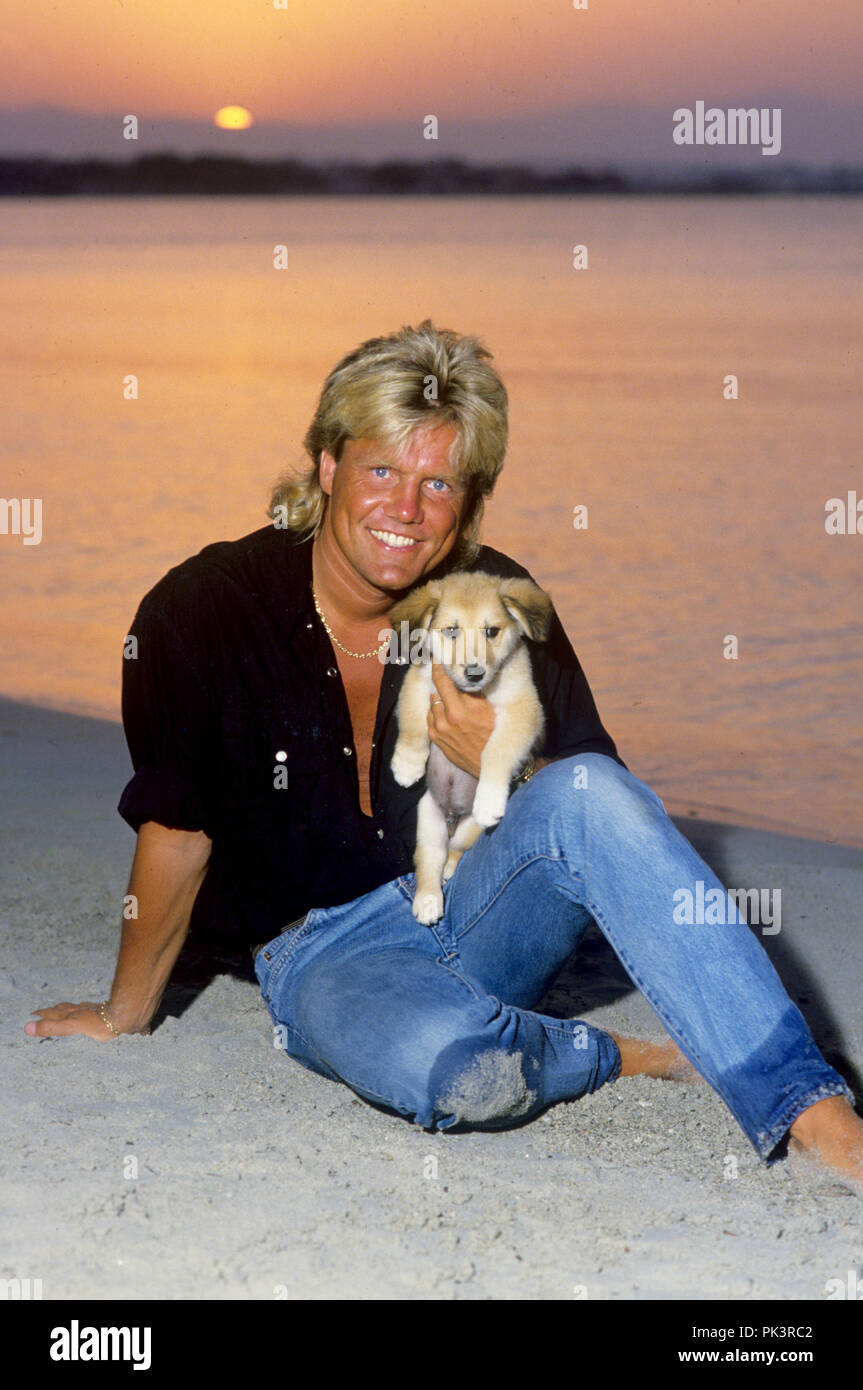 Dieter Bohlen im Juli 1988 in Çesme. | Verwendung weltweit Stockfoto