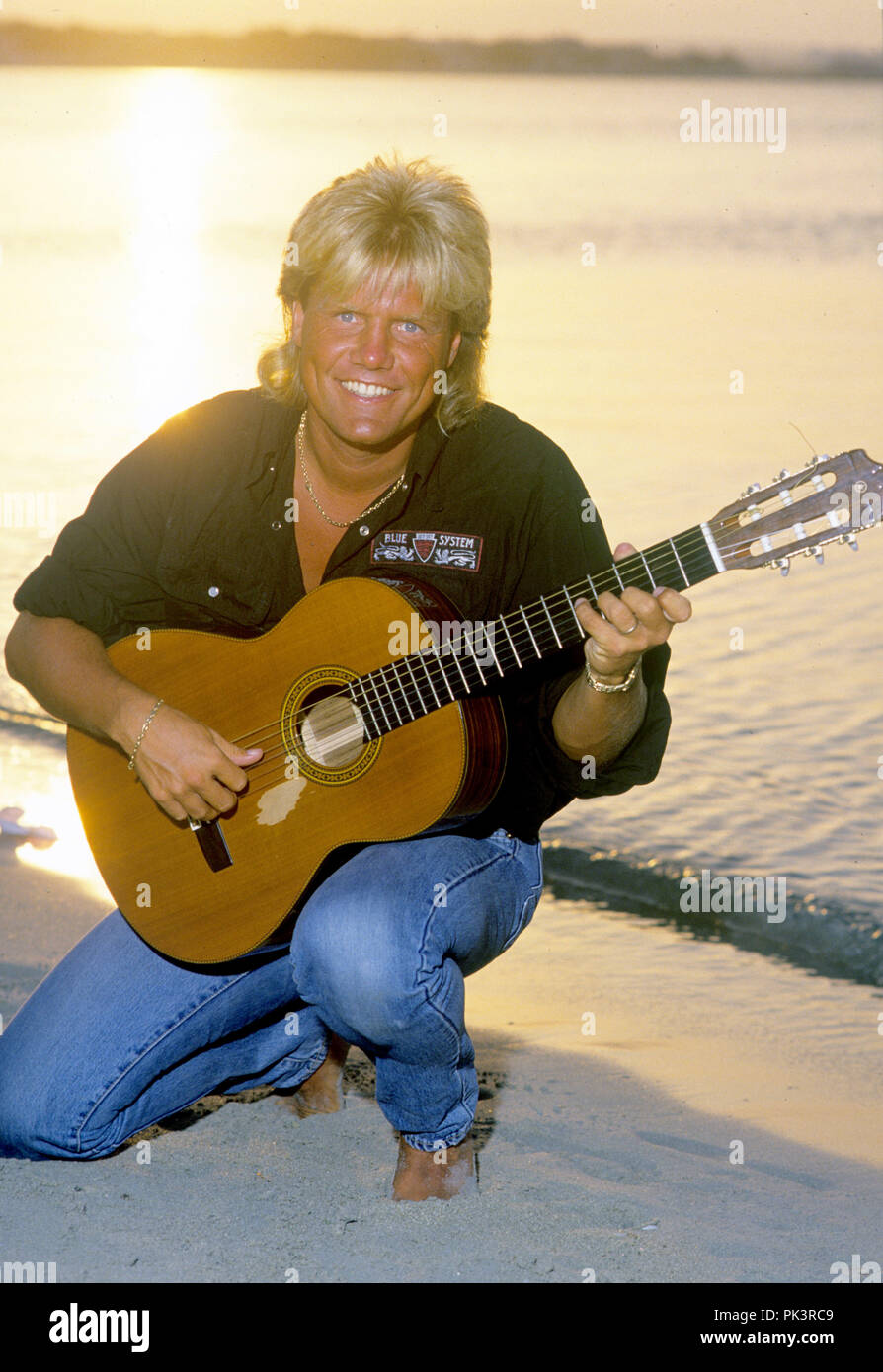 Dieter Bohlen im Juli 1988 in Çesme. | Verwendung weltweit Stockfoto
