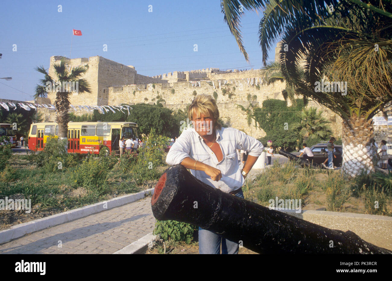 Dieter Bohlen im Juli 1988 in Çesme. | Verwendung weltweit Stockfoto