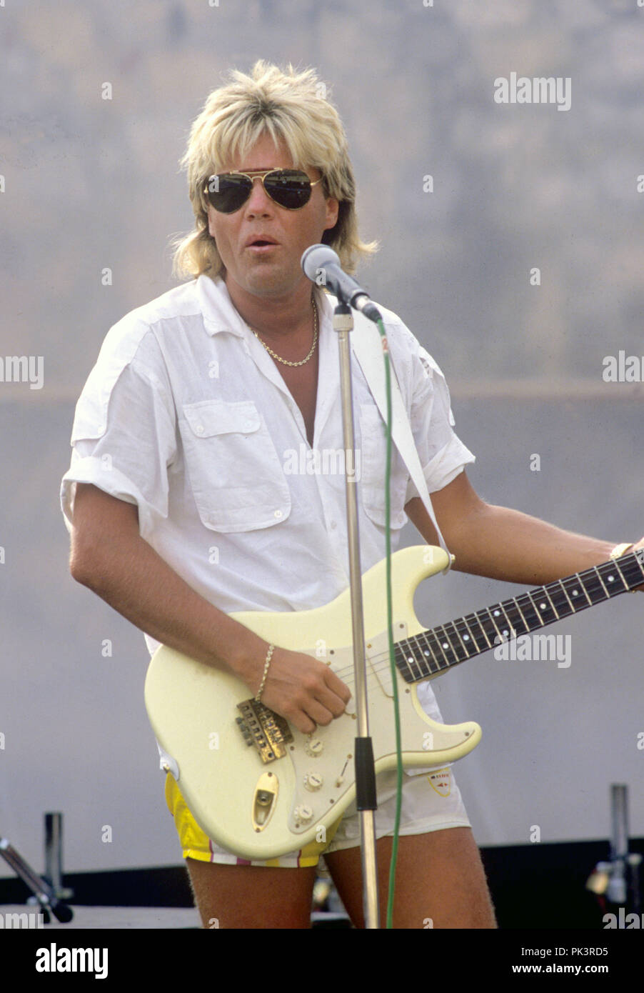 Dieter Bohlen im Juli 1988 in Çesme. | Verwendung weltweit Stockfoto