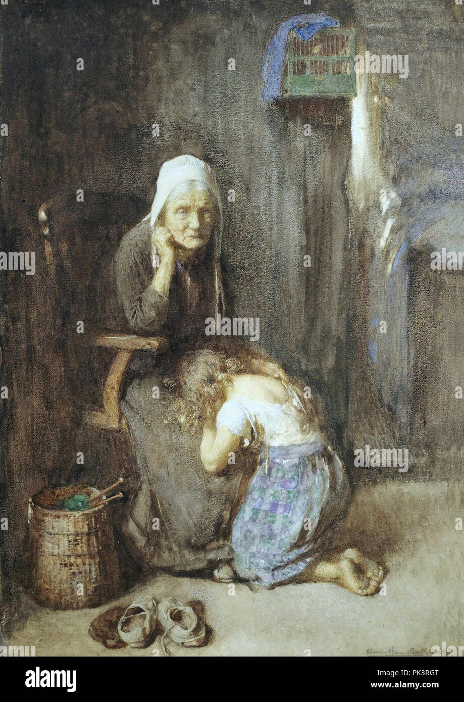 Henshall John Henry - das Gebet Stockfoto