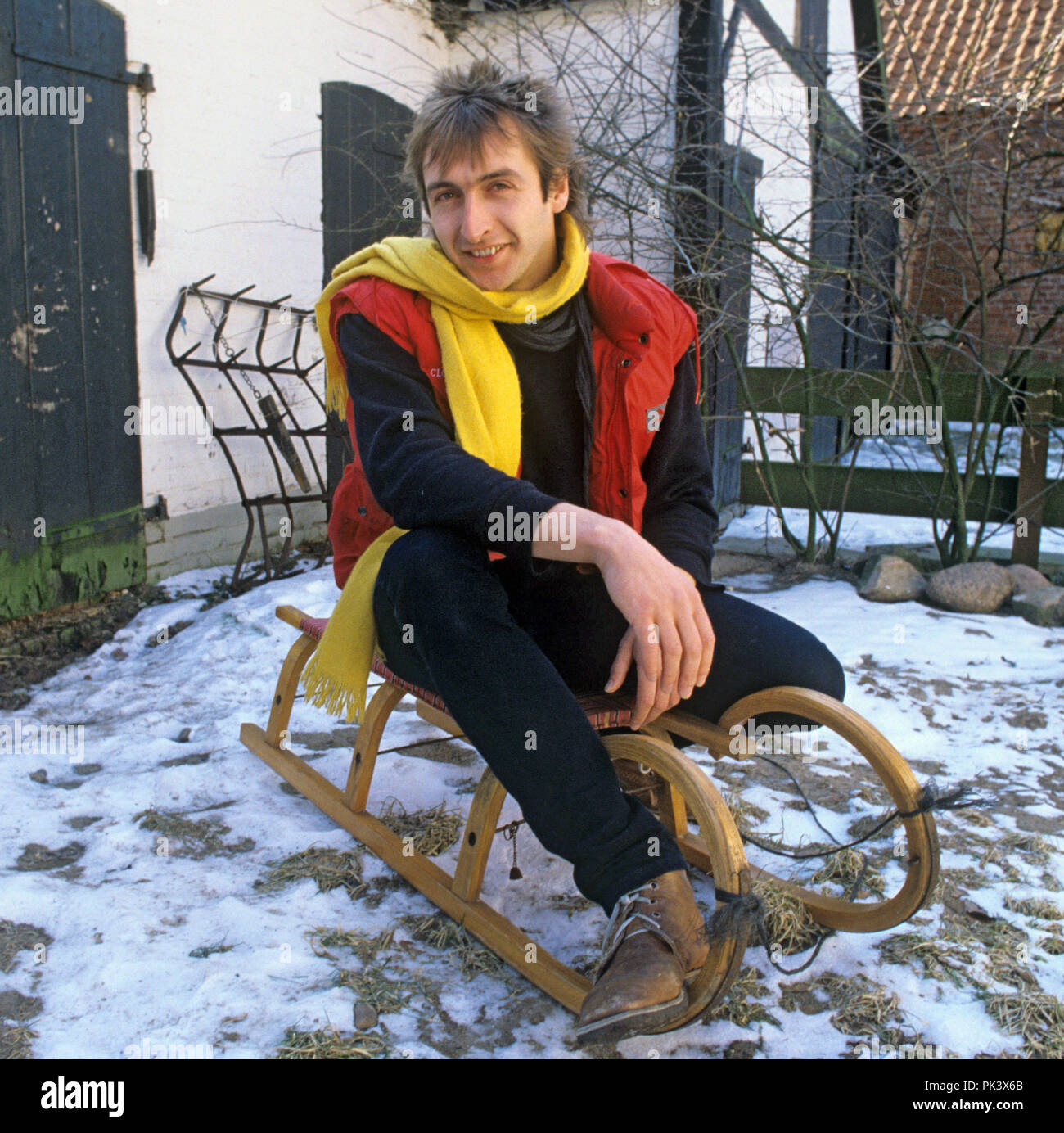 Carsten Pape (clowns & helden) am 11.03.1987. | Verwendung weltweit Stockfoto