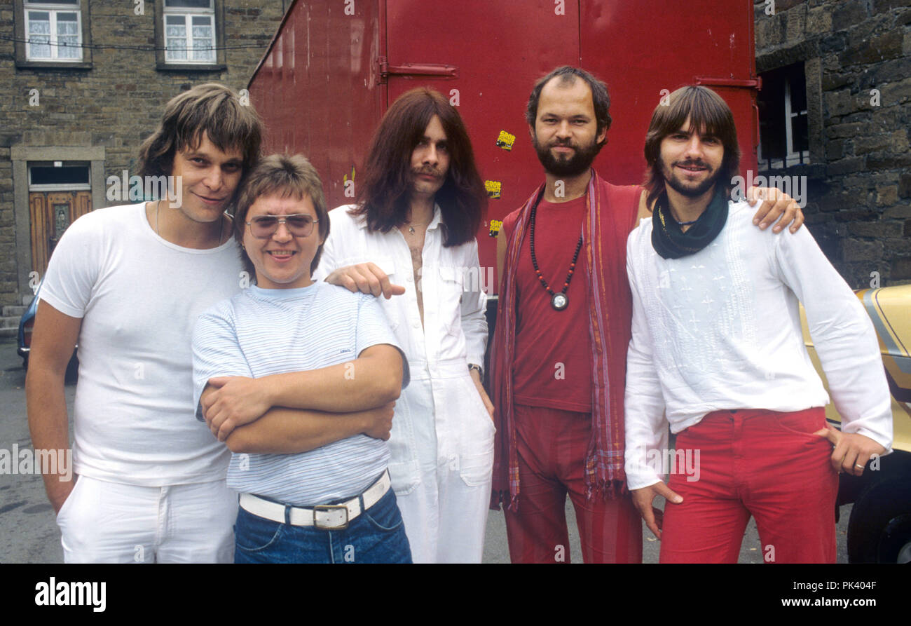 Grobschnitt im Juli 1982. Verwendung weltweit Stockfotografie Alamy