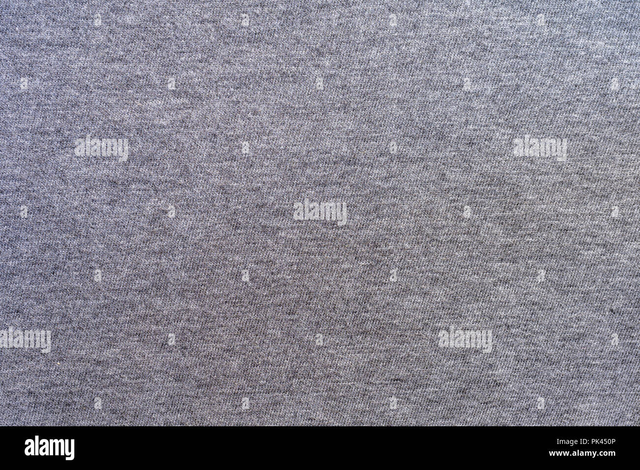 Nahaufnahme grauer Stoff Textur und Hintergrund mit dem Raum. Stockfoto