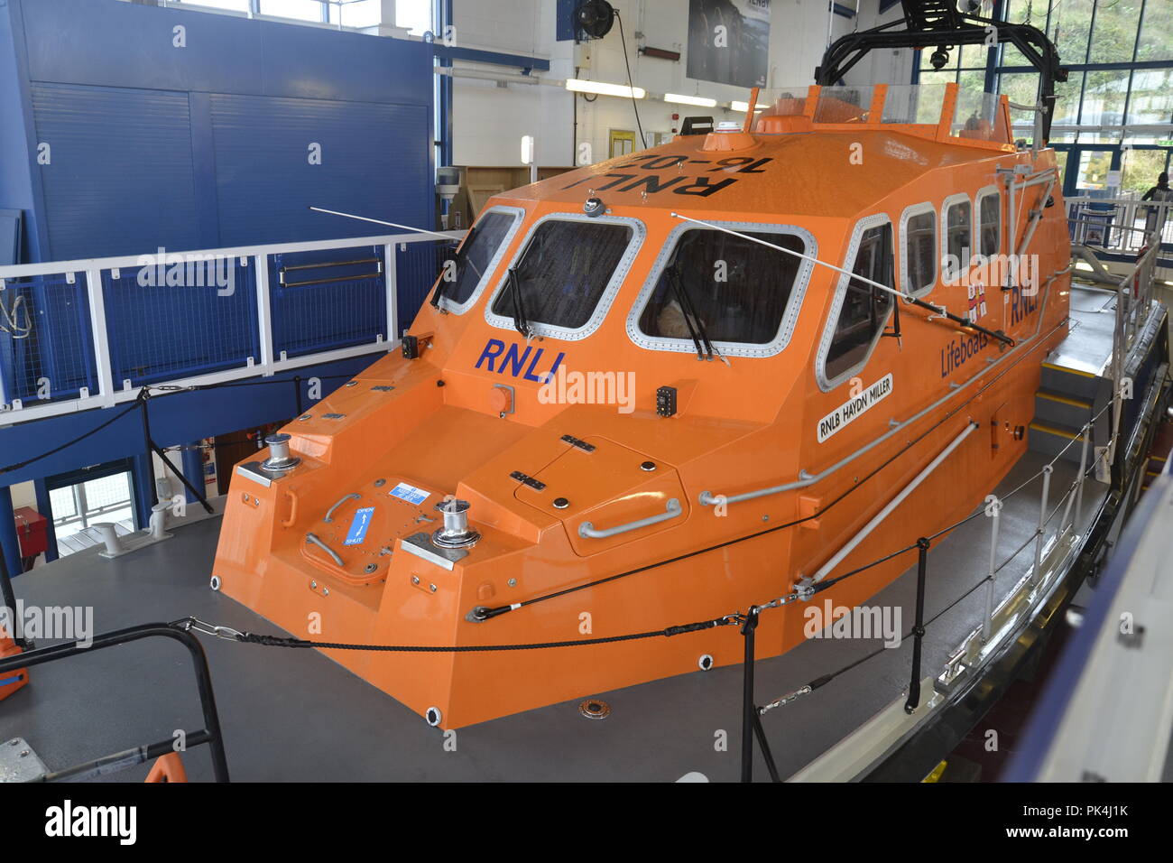 Tenby Rettungsstation Stockfoto