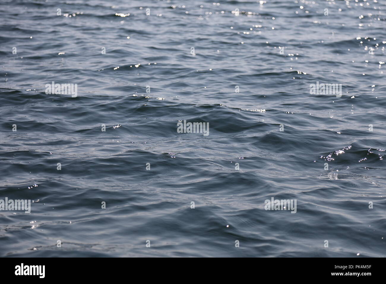 Detail der Wasseroberfläche Wellen Stockfoto