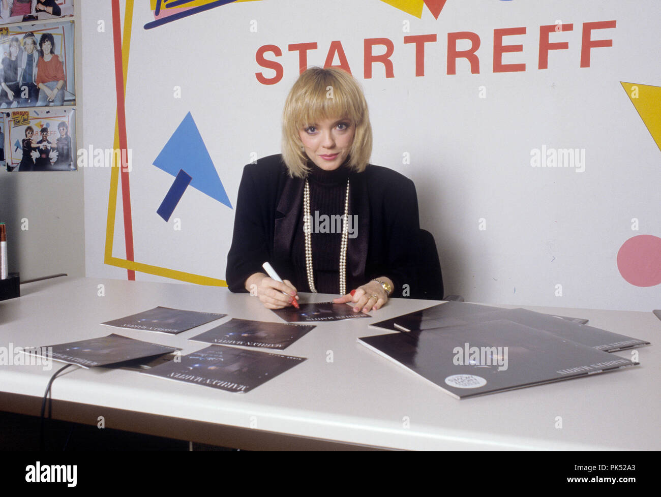 Marilyn Martin am 27.03.1987 in Münche/München. | Verwendung weltweit Stockfoto