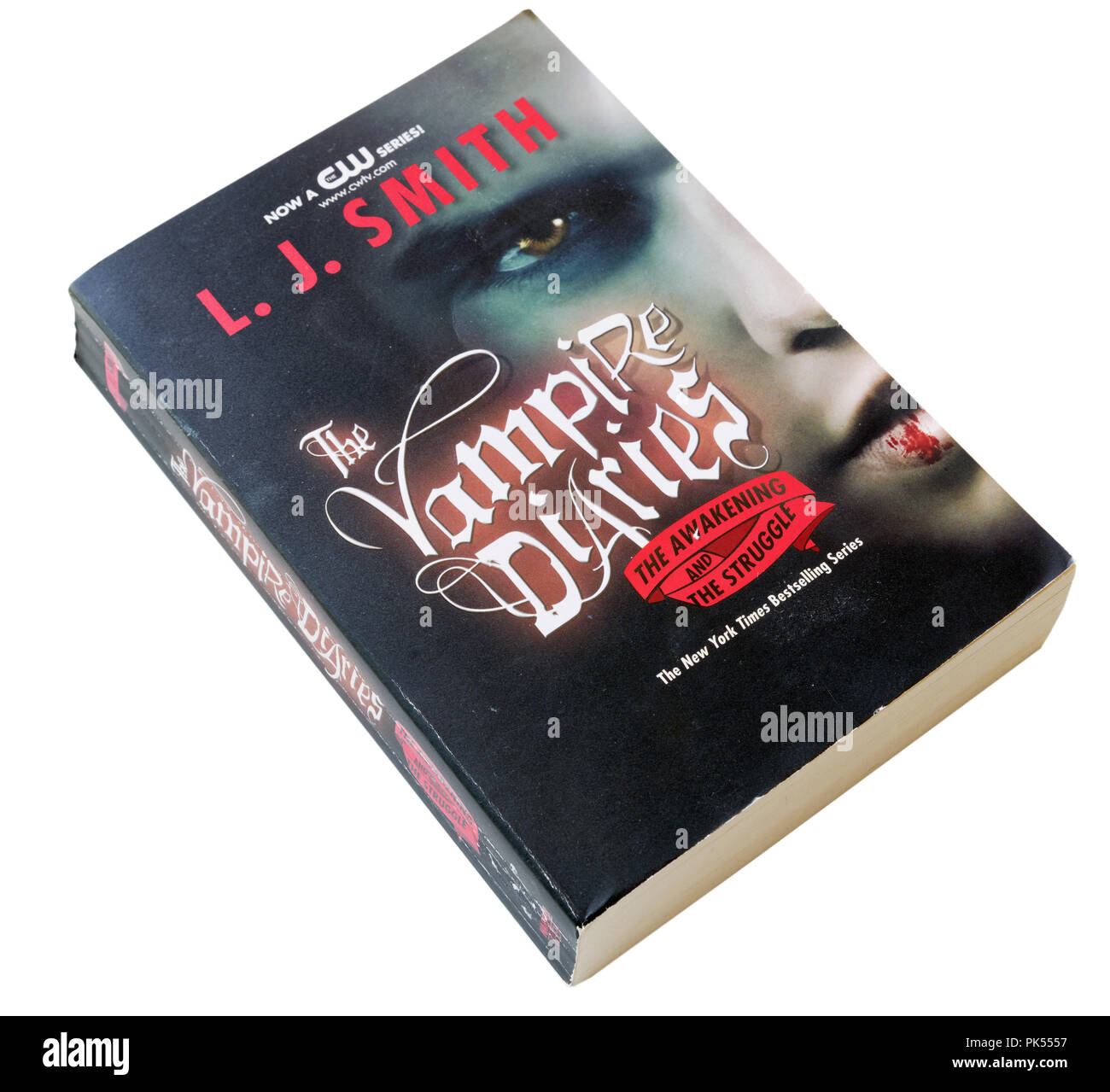 Das Erwachen und der Kampf, Teil der Vampire Diaries von LJ Smith Stockfoto