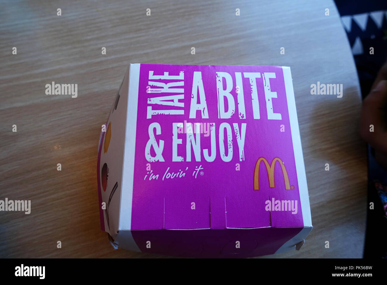 Australische McDonald's Burger Stockfoto