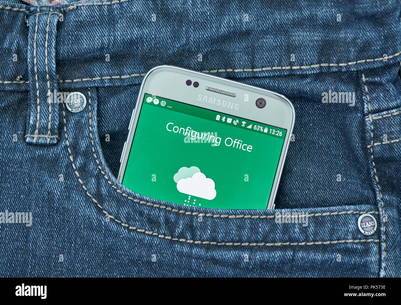 MONTREAL, KANADA - 8 September, 2018: Microsoft Office Mobile App. Microsoft Office ist eine Familie von Client Software, Server, Software und Services deve Stockfoto