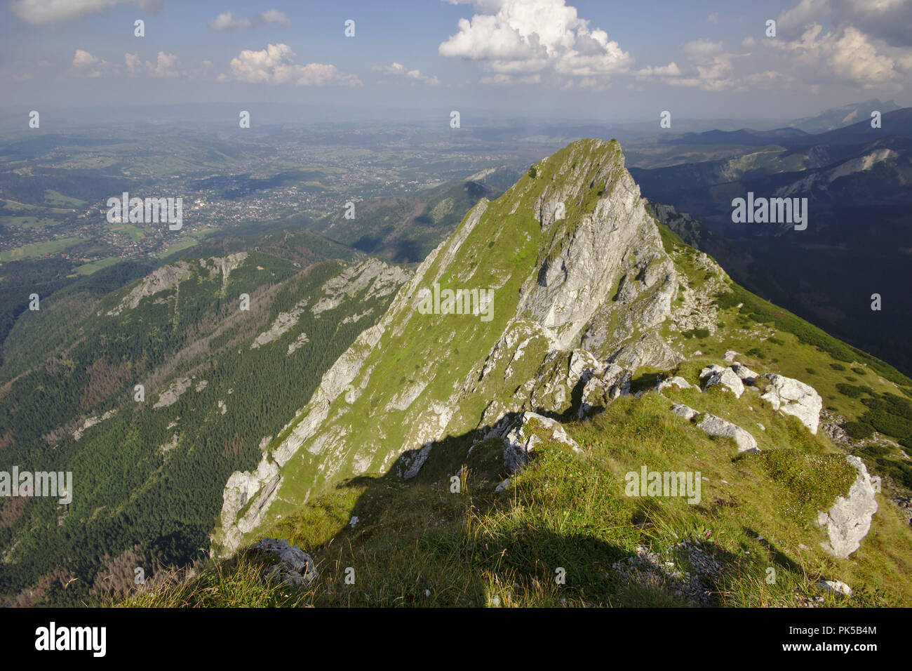 Giewont, Blick nach sidepeak, Westliche Tatra Polen Stockfoto