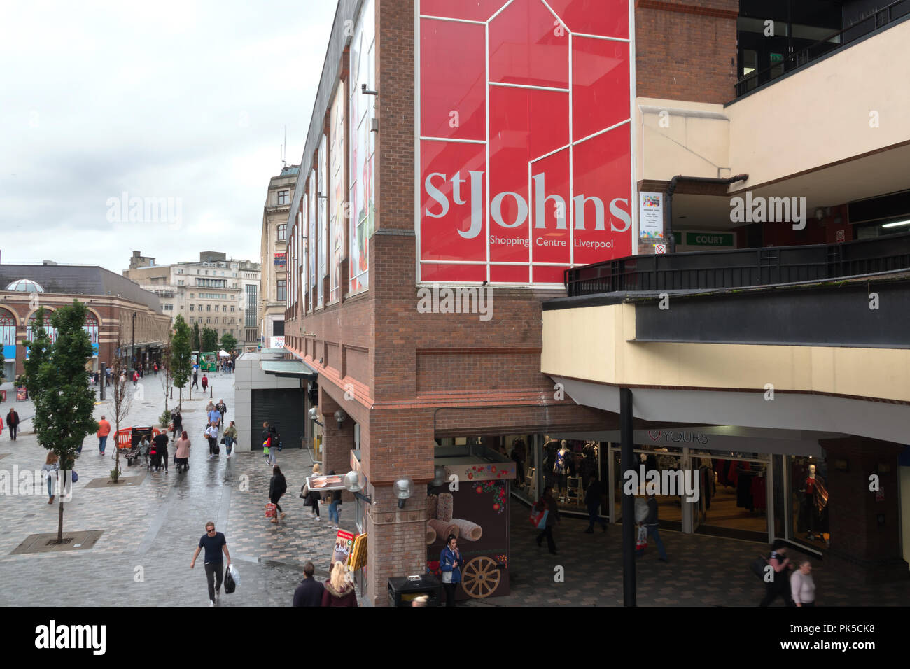 St Johns Einkaufszentrum in Liverpool, Großbritannien. Stockfoto