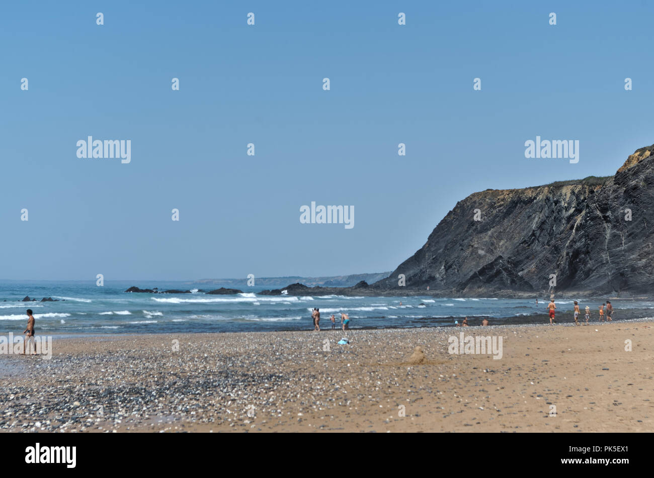 Vale dos Homens Strand in costa vicentina. Portugal Stockfoto