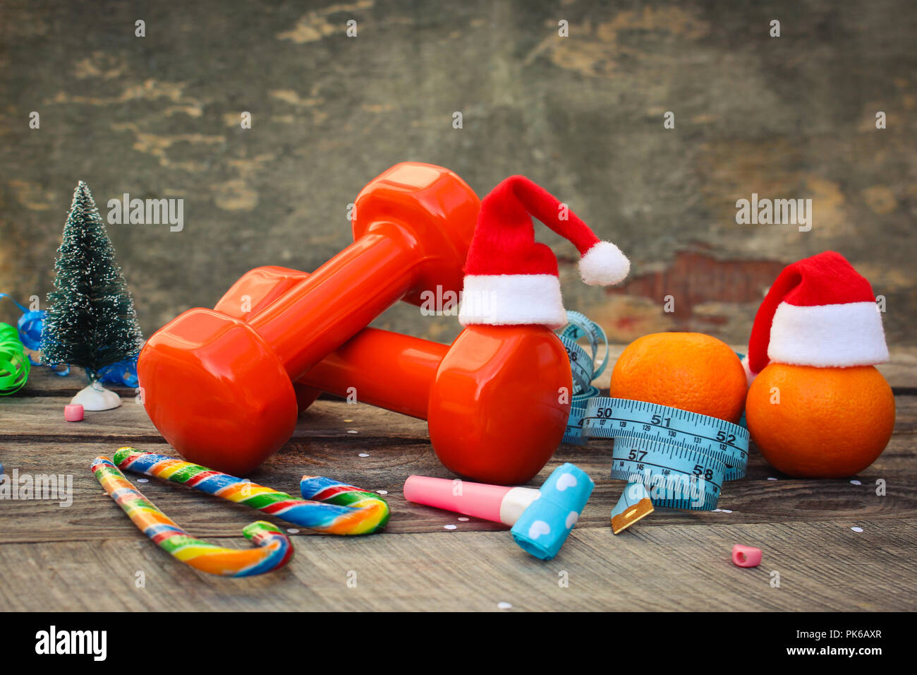 Konzept im Sport im neuen Jahr erfolgreich zu sein. Stockfoto