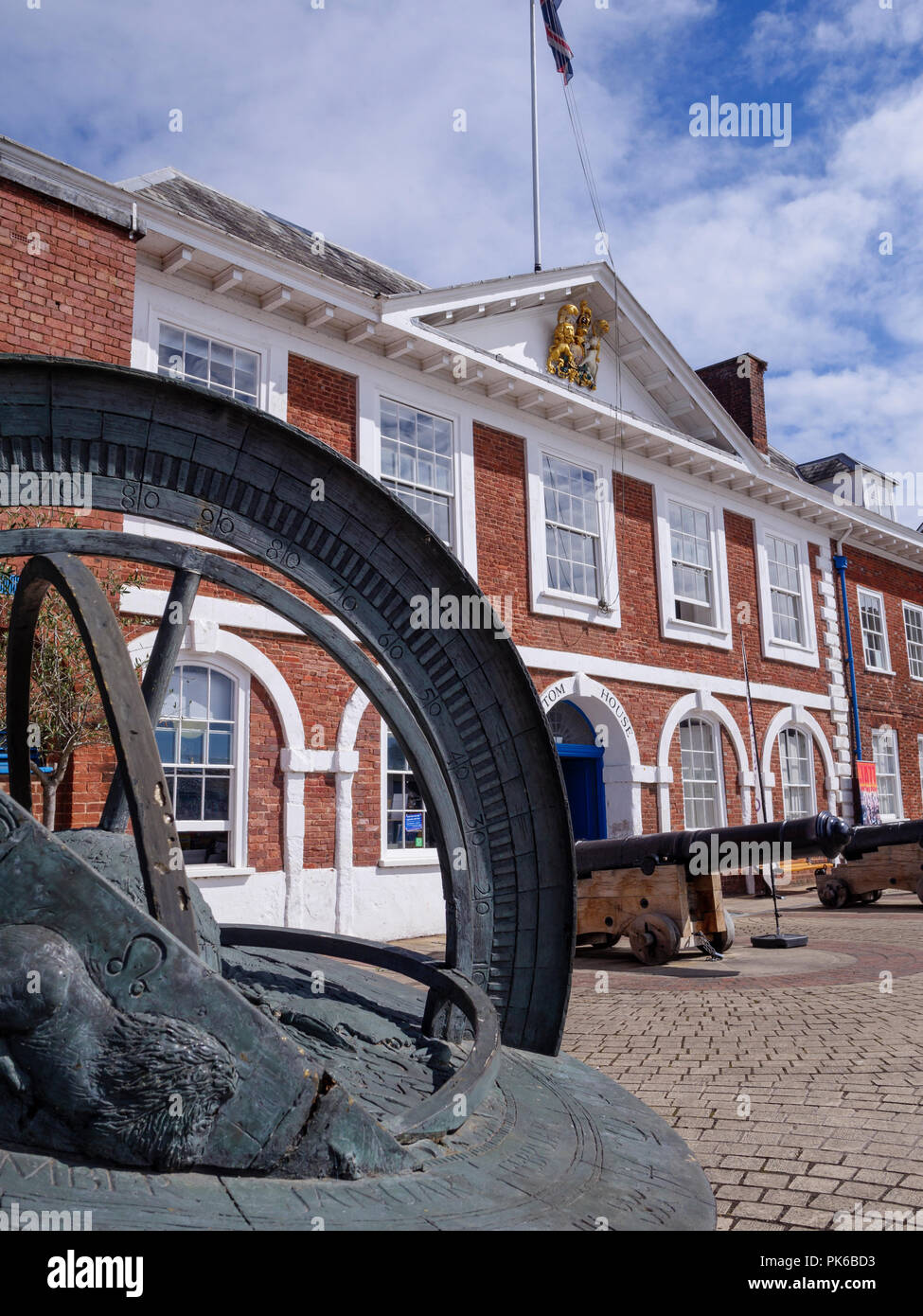 Custom House Quay Exeter Exeter Devon England Stockfoto