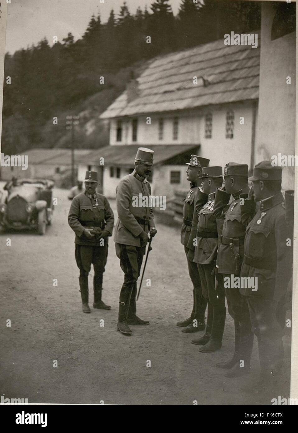 206 Sr. Kaiserl. Hoheit Erzh. Eugen in Weissenfels-Stückl. (31-7 1917.) Stockfoto
