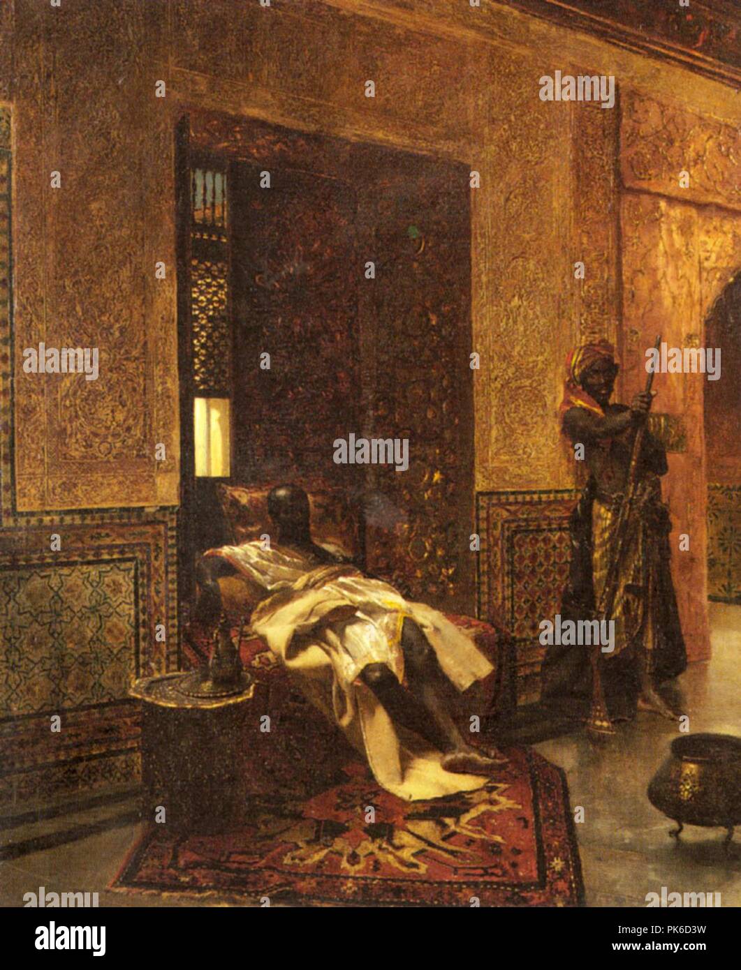 Benjamin-Constant-Bewachung der Häuptling. Stockfoto