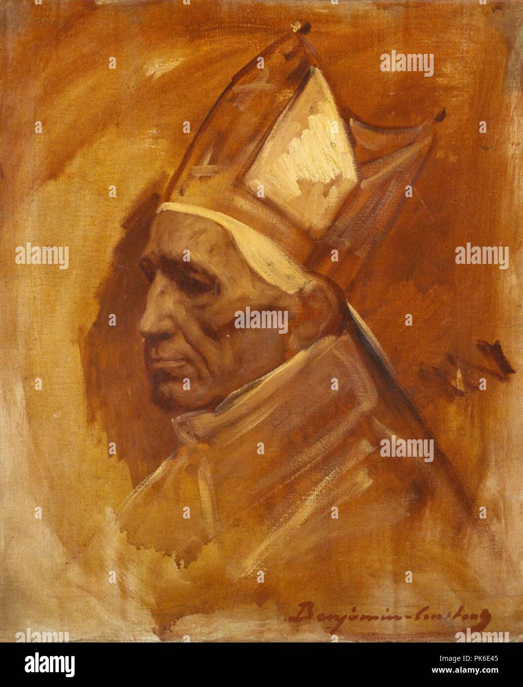 Benjamin-Constant Etüde préparatoire à L'Entrée d'Urban II (1997 2 1). Stockfoto