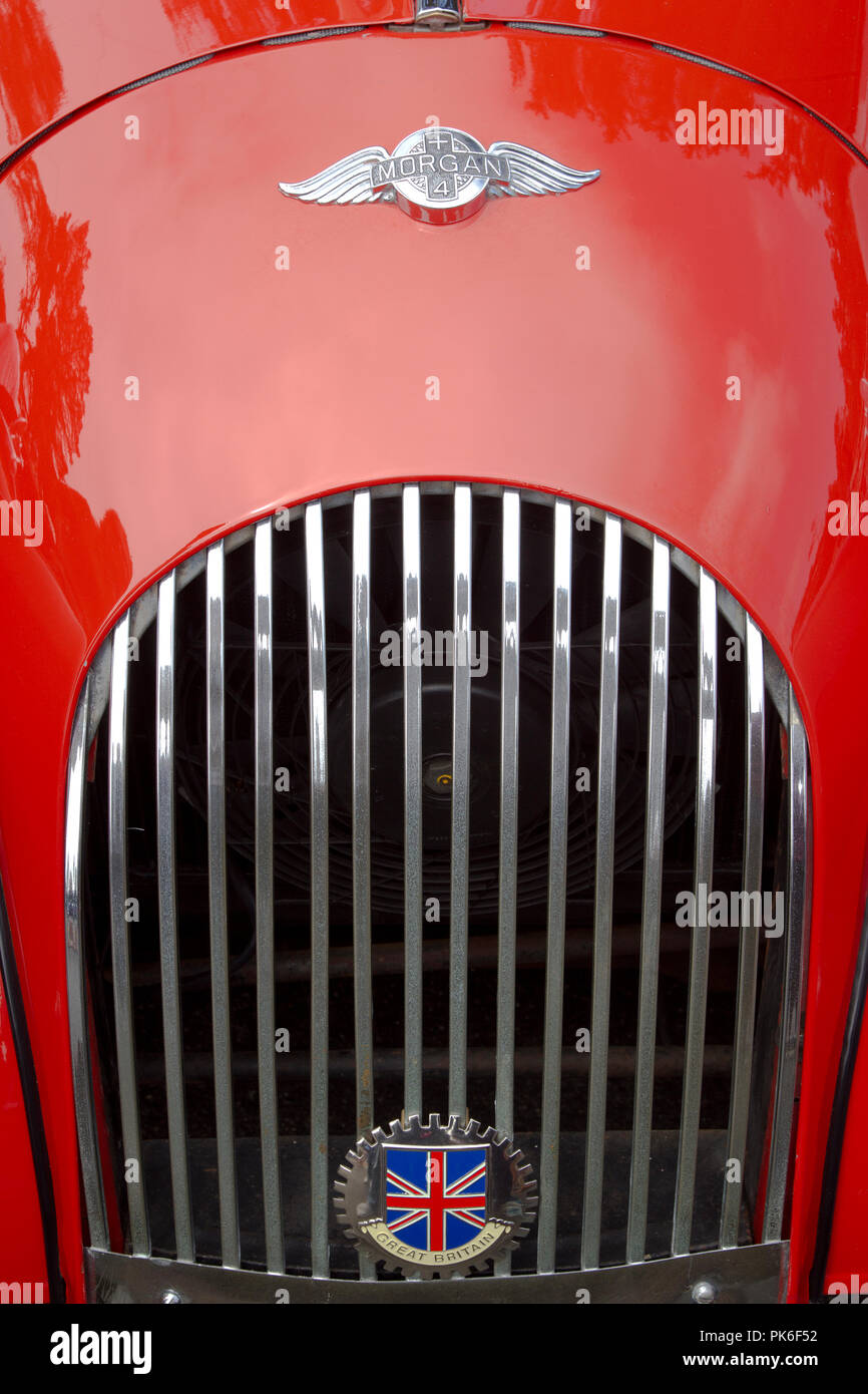 Morgan Auto Kühlergrill Stockfoto