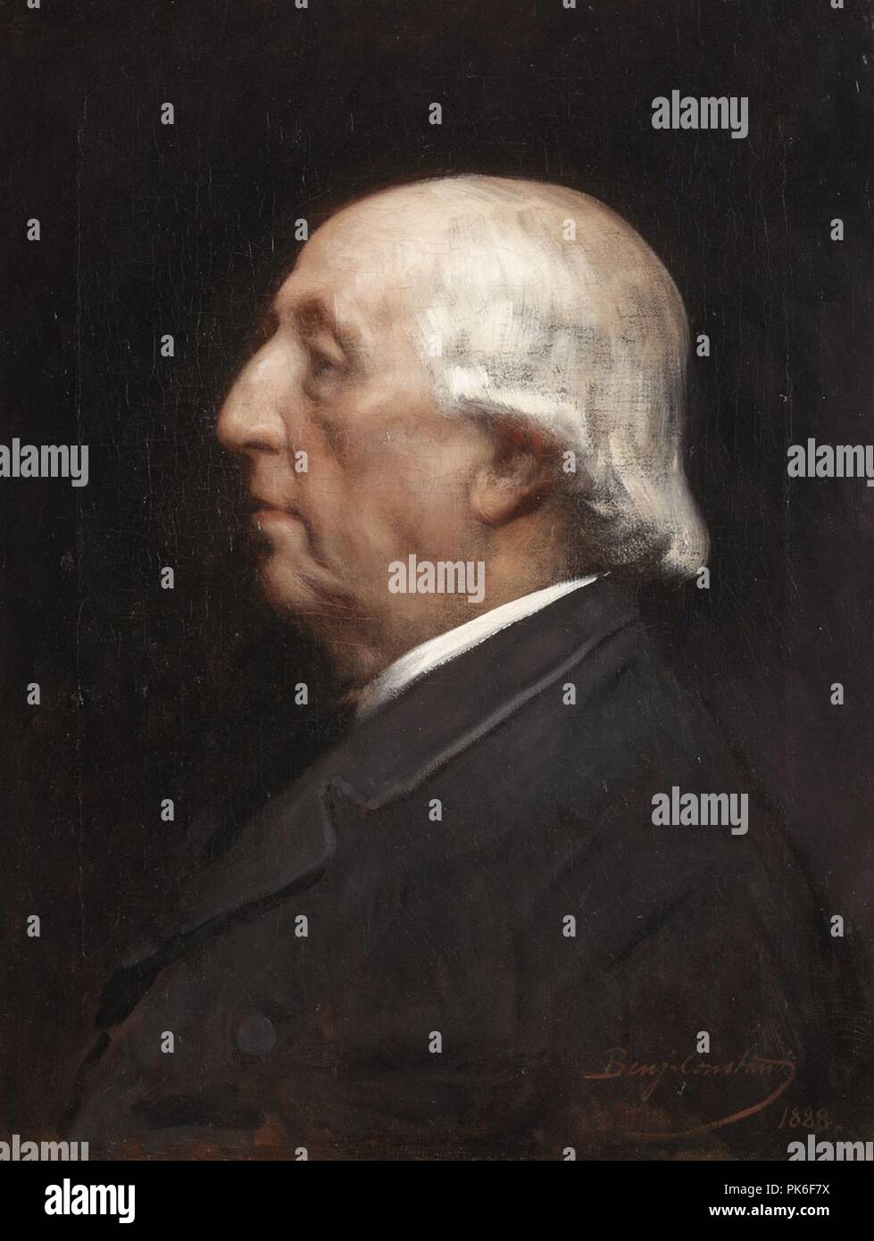 Benjamin-Constant Portrait d'Emmanuel Arago (2007 0 67). Stockfoto