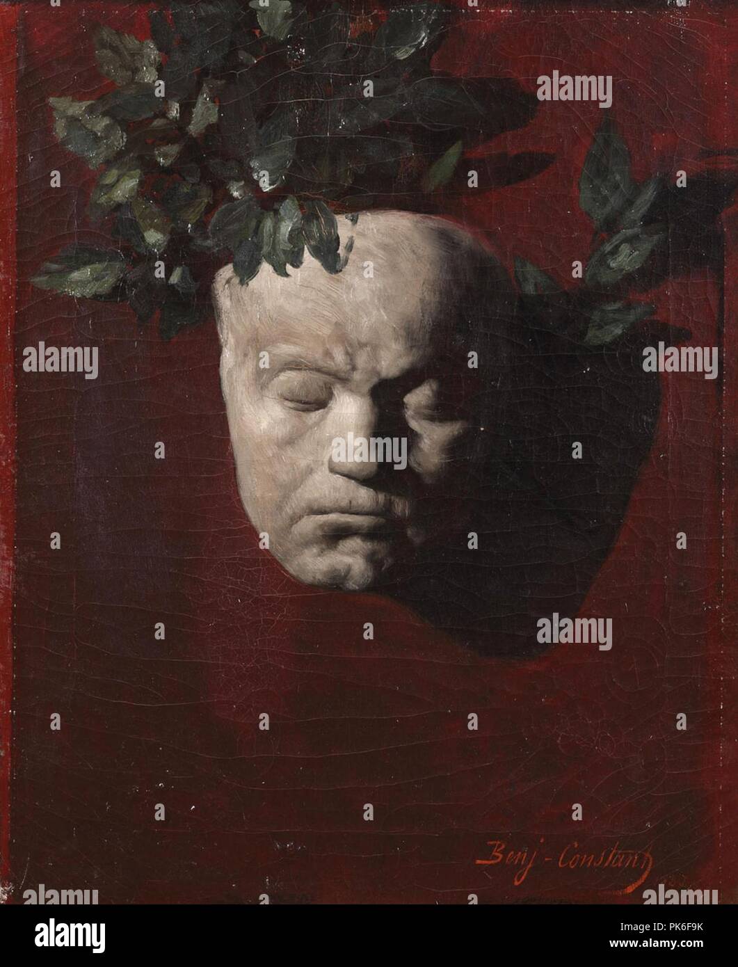 Benjamin-Constant Masque de Beethoven (2011 1 1). Stockfoto